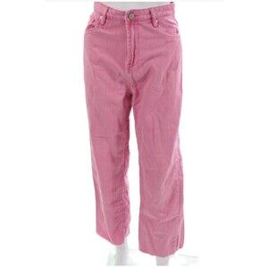 Blank NYC Baxter High-Rise Straight Leg Jeans Cropped Casual Pink Size 28